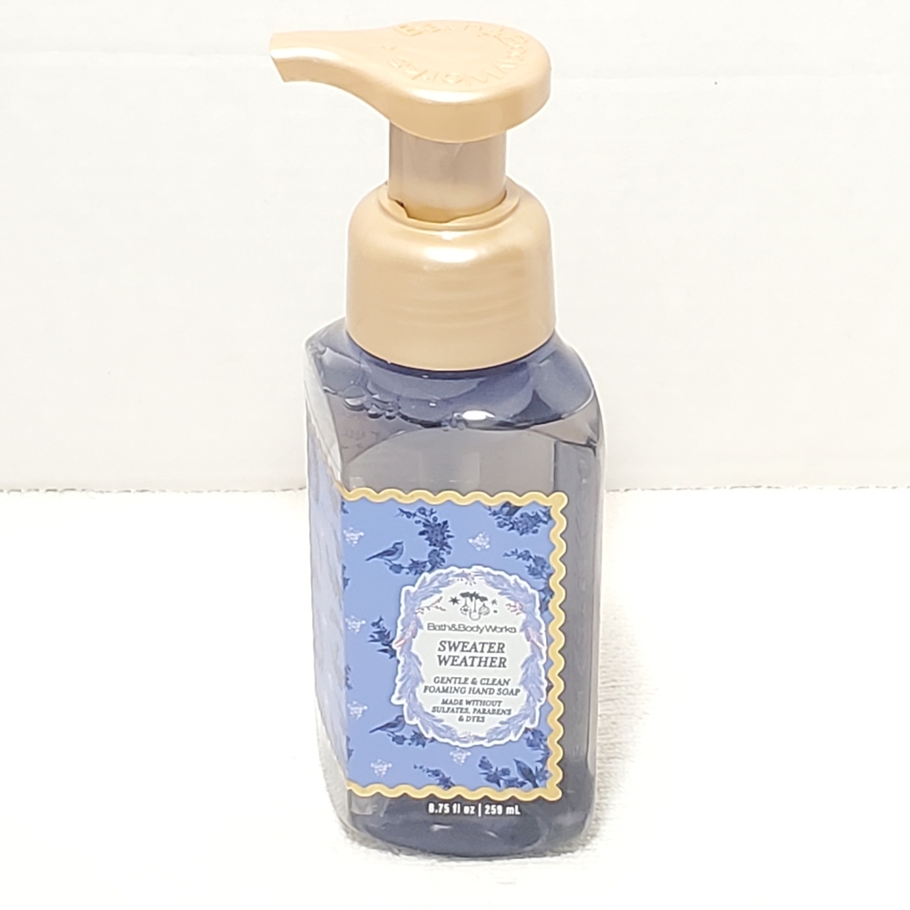 Bath & Body Works Sweater Weather Gentle Foaming Hand Soap 8.75 oz Bottle New